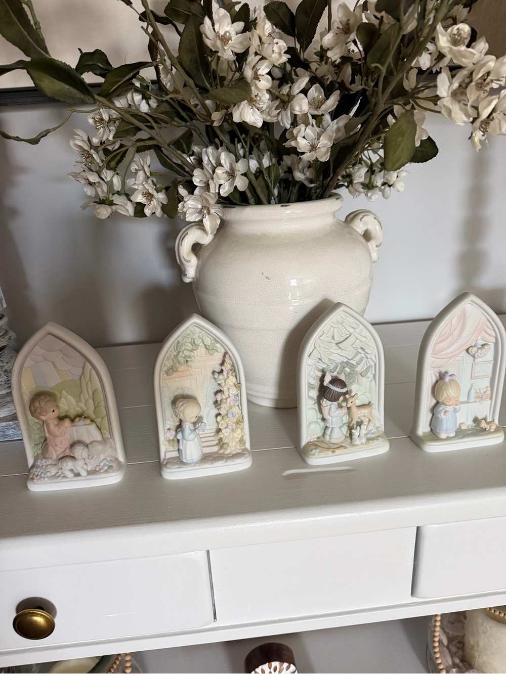 Precious Moments Beatitudes  RARE Chapel Exclusives, (4)